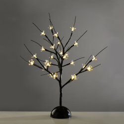 ^ "TABLE TREE" 25 LED ΣΧΕΔΙΟ ΛΑΜΠΑΚ ΜΕ ΜΠΑΤΑΡΙΑ 3xAA ΘΕΡΜΟ ΛΕΥΚΟ IP20 10x10x45cm  -X1025111